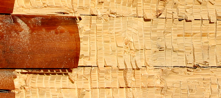 Log Home Face Restoration  Lapine, Alabama
