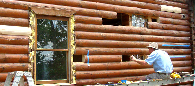 Log Home Repair Lapine, Alabama