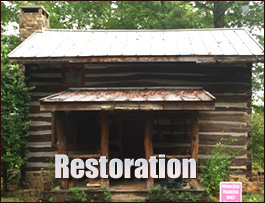 Historic Log Cabin Restoration  Crenshaw County, Alabama